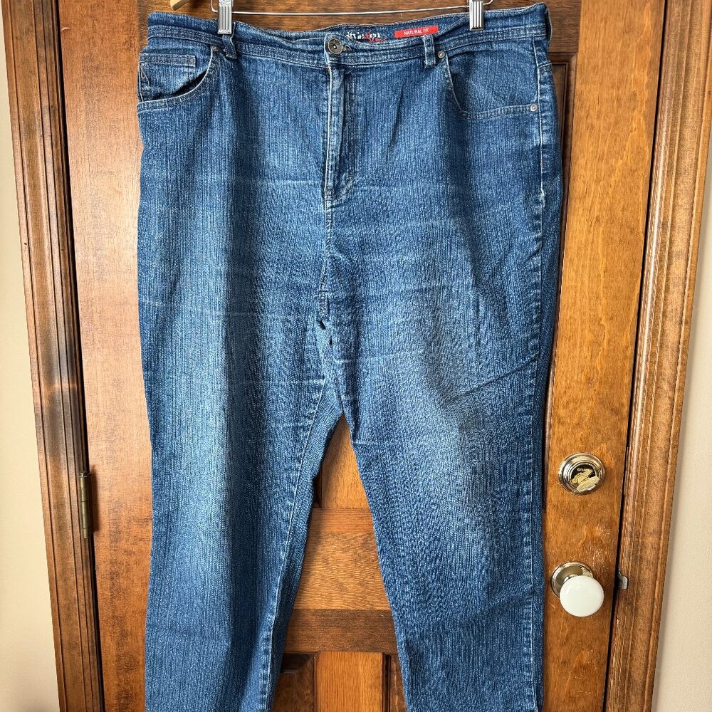 #2 Style & Co Jeans Natural Fit Straight Leg Jeans Size 18 Short